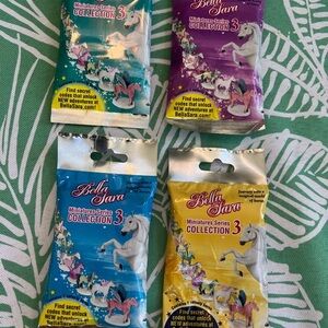 4 Packs Bella Sara Miniatures Series 3 by Hidden City Games -Sealed Packs New